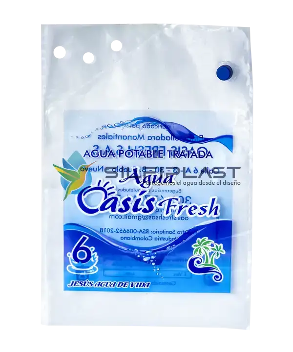 Bolsa de agua con válvula 6 lts